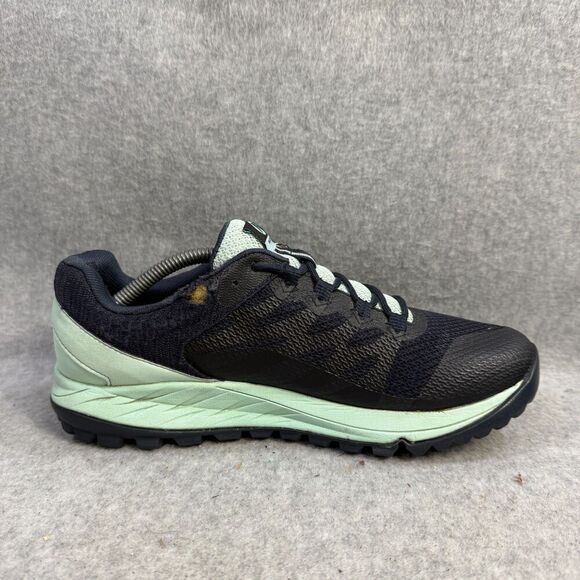 Merrell Shoes Womens 8 Antora 2 Black Athletic Trail Running Sneakers J066844 - Picture 7 of 9